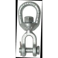 Galvanized Jaw & Eye Swivel, 1/2