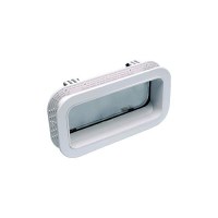 Beckson Po410-Wc-10 Self-Drain™ Opening Port, White W/Clear Lens - Po410Wc10 - 35-Po410Wc10F1