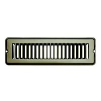 Rv Designer H870 Metal Floor Register, Undampered, Tan - H870 - 350-H870F1