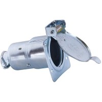 Pollak 7-Way Rv Socket, Chrome - P703 - 350-P703 Superseded By: 329-7Wb100Vf1