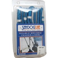 Sea Dog 302110006Wh1 Premium Double Braided Nylon Fender Line, 3/8