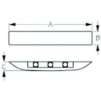 Seadog 401420 Large Deluxe Led 9-28 Voltage Courtesy Light | Facing Down | White Finish - 401420-1 - 354-4014201F1