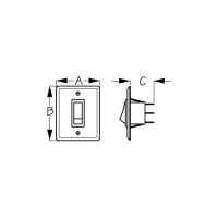 Seadog Wall Switch Panel W/2 Switches - 403020-1 - 354-4030201F1