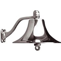 Seadog Cast Polished Brass Bell - #6 Fastener - 455001 - 354-455001F1