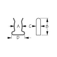 Ss Boat Hook Clips, 1