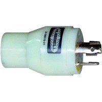 Hubbell Hbl31Cm29 White 15A/20A 125V Straight Blade Female To 30A 125V Twist Lock Male Adapter - Hbl31Cm29 - 36-Hbl31Cm29F1