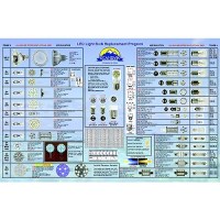 Counter Mat-Led Bulb Conv To Led F/Halogen & Incand Nc Item - 13001 - 390-13001F1