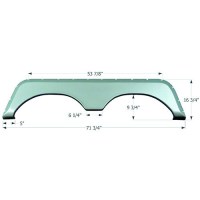 Icon Technologies Tandem Jayco Fs770 Rv Fender Skirts - 1625 - 398-01625F1