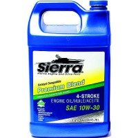 Sierra 9420Cat3 4-Stroke Mineral Forumulation Marine Outboard Engine Oil, 10W-30, Gal - 18-9420Cat-3 - 47-9420Cat3F1