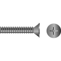 Seachoice Stainless Steel Phillips Machine Screw - Flat Head, 1/4-20 X 1-1/2