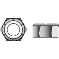 Seachoice Stainless Steel Nylon Insert Locknut, 1/2