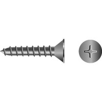 Phillips Tapping Screws - Flat Head, #10 X 3/4