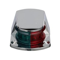 Seachoice Led Bow Light, Marine Navigation, Chrome Bi-Color, 1-Mile Visibility For Sail Or Powerboats Under 39 Feet - 2031 - 50-02031F1