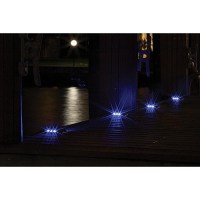 Seachoice 03713 Solar Heavy-Duty Abs Square Led Dock Light - 50-03713 - 50-03713F1