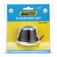Seachoice Bow Light Marine Navigation, Horizontal Mount, Stainless Steel, Bi-Color, For Boats Under 39 Feet - 4971 - 50-04971F1