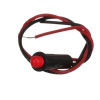 Seachoice Led Red Indicator Light, 14V, 6 In. Lead Wires, 1/4 In. Light - 9851 - 50-09851F1