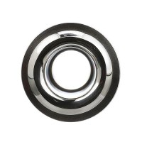 Seachoice Mega-Flow Dripless Thru Hull Fitting, 316 Stainless Steel, Fits 3/4 In. Hose, 1-1/2 In. Max. Hull - 50-18601 - 50-18601F1