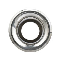 Seachoice Mega-Flow Dripless Thru Hull Fitting, 316 Stainless Steel, Fits 1 In. Hose, 1-1/2 In. Max. Hull - 50-18611 - 50-18611F1