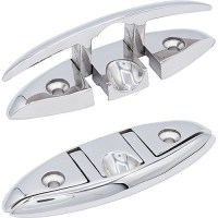 Seachoice 30003 Oval Folding Cleat - Stainless Steel, 8