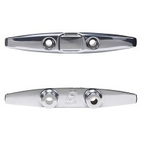 Seachoice 30331 Open Base Cleat, Chrome/Zinc, 6