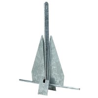 Seachoice 41750 Hot Dipped Galvanized Deluxe Anchor, Size 22S - 41750 - 50-41750F1