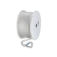 Seachoice Double Braid Nylon Anchor Line, White - 42121 - 50-42121F1