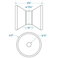Bow Roller, Bulk - 50-56300 - 50-56300F1