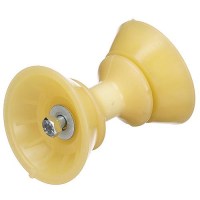 Seachoice Non-Marking Tp Yellow Rubber Bow Roller With Bells 1/2