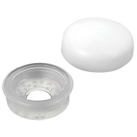 Seachoice Screw Caps, White, Fits #6 & #8 - Rp-Mp7990Sc - 50-59901F1