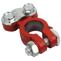 Clamp Style Coated Battery Terminal, Red - 62731 - 50-62731F1