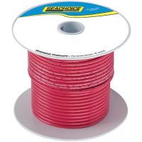 Seachoice 63053 Tinned Copper Marine Wire, 8 Awg, Red, 100' - 8Tc-Red-100 - 50-63053F1