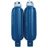 Seachoice 79253 Twin Eye Ribbed Fender Kit (Includes 2 5.5