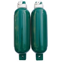 Seachoice 76277 Twin Eye Ribbed Fender Kit (Includes 2 6.5