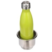 Seachoice 79371 Stainless-Steel Recessed Drink Holder With Blue Led Light - 50-79371 - 50-79371F1