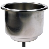 Seachoice 769420 Stainless-Steel Drink Holder With 5/8