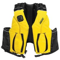 Seachoice 85973 Adult Dual Size Canoe/Kayak Pfd, Yellow/Black, S/M - 9007S/M-Yel/Blk-85973 - 50-85973F1