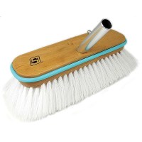 Seachoice 90566 Deck Brush With Bumper - Wood 10
