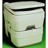 Dometic 5.0 Gallon Sanipottie 965Msd Portable Toilet With Mounting Brackets And 1.5