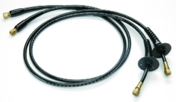 Uflex Hydraulic Ob-Bhbr Hose Kit Includes Pre-Crimped Brass Fittings, Bulkhead Fittings And Bend Restrictors On Both Ends (2 Per Pack), 28' - Kitobbhbr-28 - 216-Kitobbhbr28F1