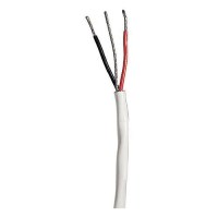 Ancor 153010 Marine Grade® Tinned Copper White Flat Signal Cable, 20/3 Awg, 100', Black/Red - 153010 - 639-153010F1