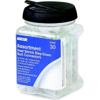 Ancor 320000 30-Piece Heat Shrink Step-Down/Multi-Wire Butt Connector Assortment - 320000 - 639-320000F1