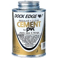 Dock Edge 1051F Pvc Solvent, 4 Oz. - De1051F - 686-1051Ff1
