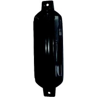 Dock Edge 59166F Dolphin™ Twin Eye Ribbed Fenders, Black, 4-1/2