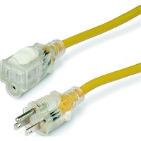 Marinco 150025 15A Marine Grade Lighted, Locking Extension Cord, 25' - 150025 - 69-150025F1