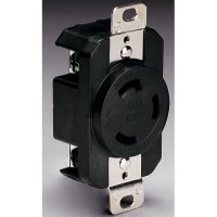 Marinco 3-Wire 30 Amp/125V Locking Charging/Trolling System Receptacle - 305Crrb - 69-305Crrbf1