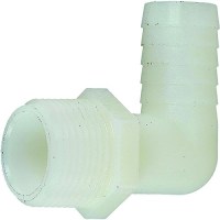 Green Line G21N90038038 Nylon 90° Male Pipe To Hose Adaptor, 3/8