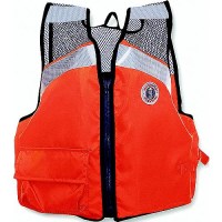Mustang Mv1255T1Lxl2 Industrial Mesh Vest, Orange, L/Xl - Mv1255T1-L/Xl-2 - 693-Mv1255T1Lxl2F1
