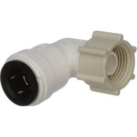 Aqualock 0959090 Plastic Fitting, Female Swivel Elbow, 1/2