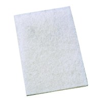 3M 07445 Scotch Brite Hand Pads, Very Fine, White, 20/Box - 51131074453 - 71-07445F1