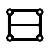 Quicksilver 27-8M0162535 Exhaust End Cap Riser Gasket - 8M0162535 - 710-27-8M0162535F1